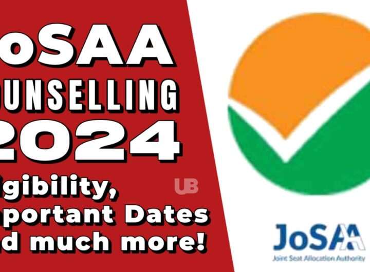 JoSAA Counseling 2024