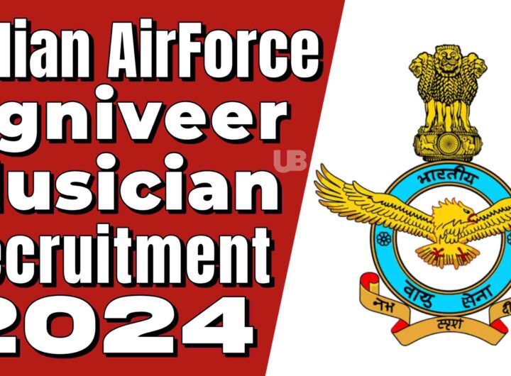 Indian Airforce Agniveer Musician Rally Recruitment 2024