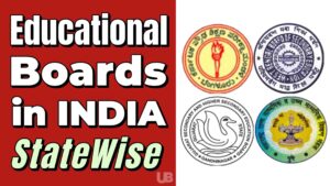 Statewise Educational Boards in India