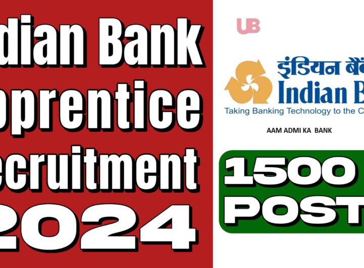 Indian Bank Recruitment 2024