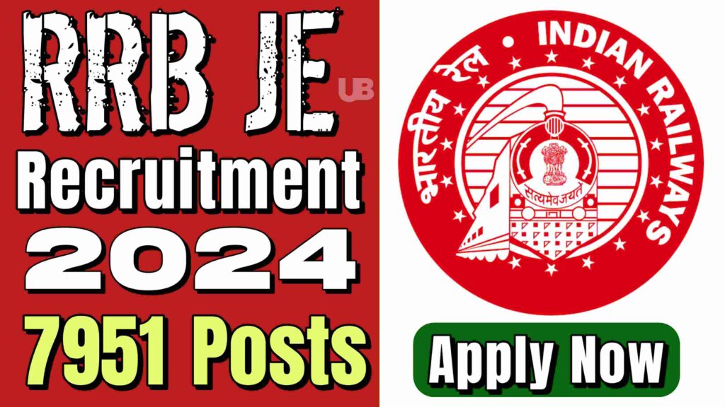 Railway RRB JE CEN 03/2024 Recruitment